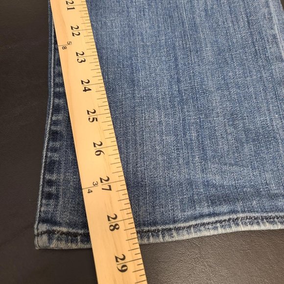 Rock & Republic NEIL Blue Denim Med Wash Distressed Cowboy Jeans Men Sz 36x30 - Picture 4 of 12